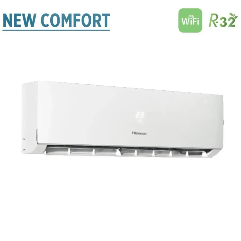 Climatizzatore Condizionatore Hisense Penta Split Inverter Serie NEW COMFORT 9+9+9+12+12 con 5AMW125U4RTA R-32 Wi-Fi Optio...