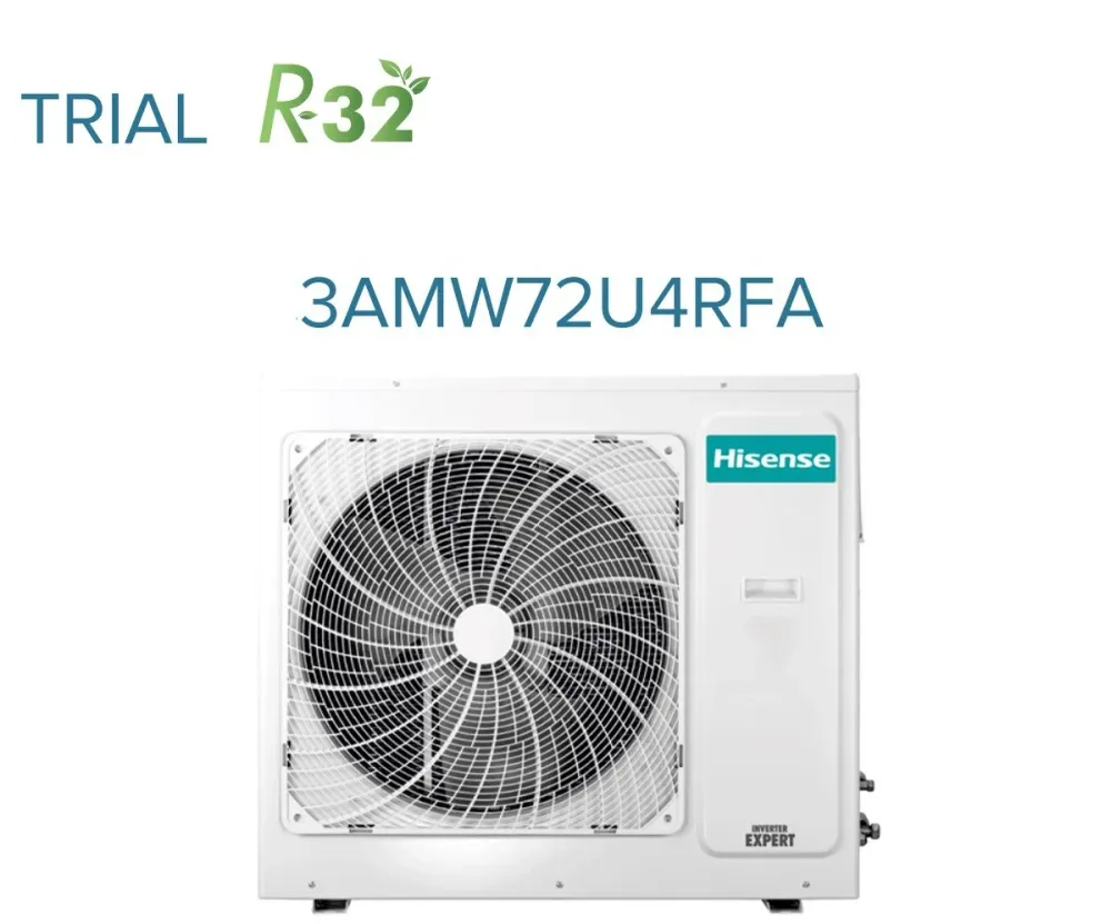 Climatizzatore Condizionatore Hisense Trial Split Console 9+9+9 con 3AMW72U4RFA R-32 Wi-Fi Optional Con Telecomando di Ser...