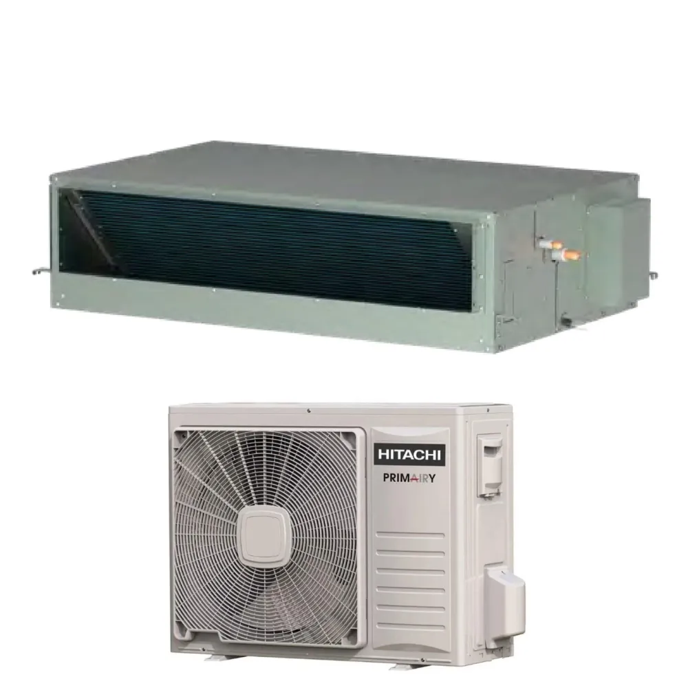 Climatizzatore Condizionatore Hitachi Canalizzato Canalizzabile Inverter serie Primary 48000 Btu RPIL-6.0UFE1NH + RAS-6.0U...