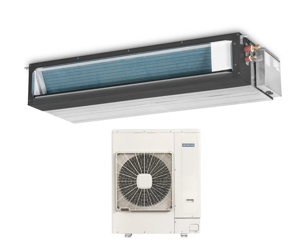 Climatizzatore Condizionatore Hitachi Canalizzato Canalizzabile Inverter 48000 Btu RPI-6.0FSN5E+RAS-6H(V)NC1E R-410 Teleco...