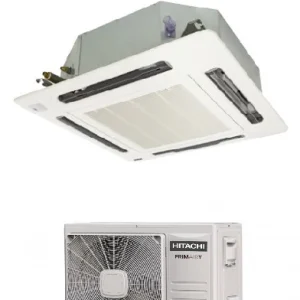 Climatizzatore Condizionatore Hitachi Cassetta 4 Vie Inverter 31000 Btu 3.5 HP Serie PRIMAIRY RCI-3.5UFE1NH R-32 Wi-Fi Opt...