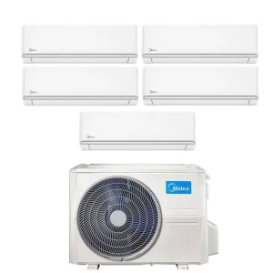 Climatizzatore Condizionatore Midea Penta Split Inverter serie ELEGANCE 9+9+9+9+9 con M5OE-42HFN8-Q R-32 Wi-Fi Optional 90...