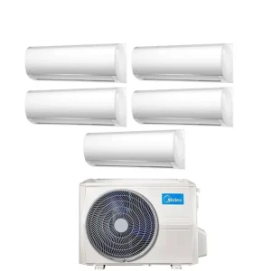 Climatizzatore Condizionatore Midea Penta Split Inverter serie RIGHT 9+9+9+12+12 con M5O-42FN8-Q R-32 Wi-Fi Optional 9000+...