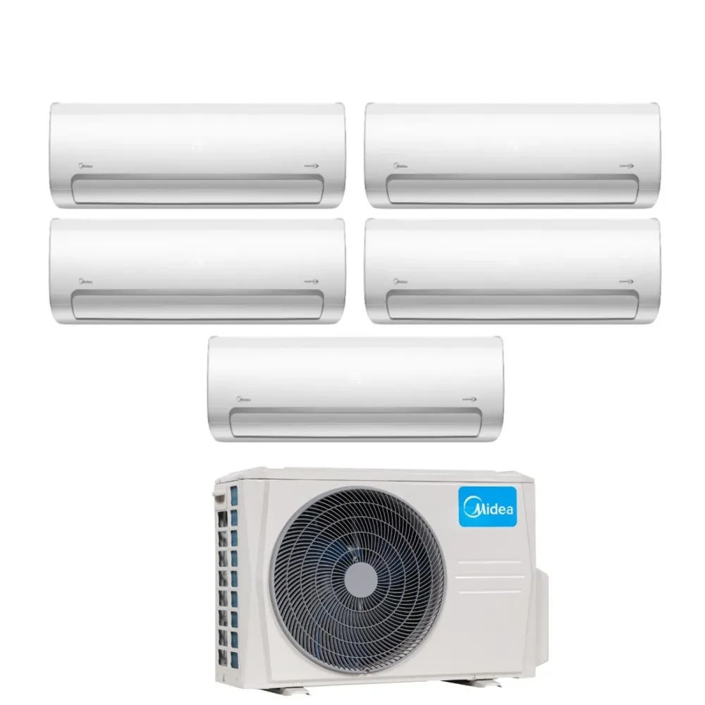 Climatizzatore Condizionatore Midea Penta Split Inverter serie MISSION PRO 9+9+9+9+9 con M5O-42FN8-Q R-32 Wi-Fi Optional 9...