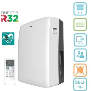 CLIMATIZZATORE CONDIZIONATORE PORTATILE HISENSE 12000 BTU AP-12CR4RF JS00 R-32 classe