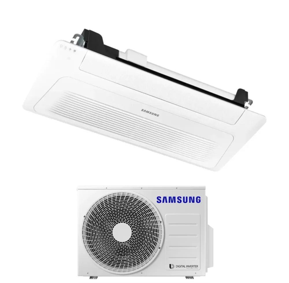 Climatizzatore Condizionatore Samsung Cassetta 1 Via WindFree Slim 9000 Btu AC026RN1DKG/EU R-32 Wi-Fi Optional con Pannell...