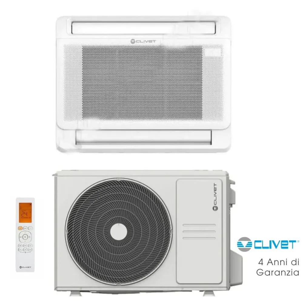 Climatizzatore Console Clivet Inverter serie Console 3 12000 btu IC3-Y35M R-32 ++ Wi-Fi Optional 4 Anni di Garanzia
