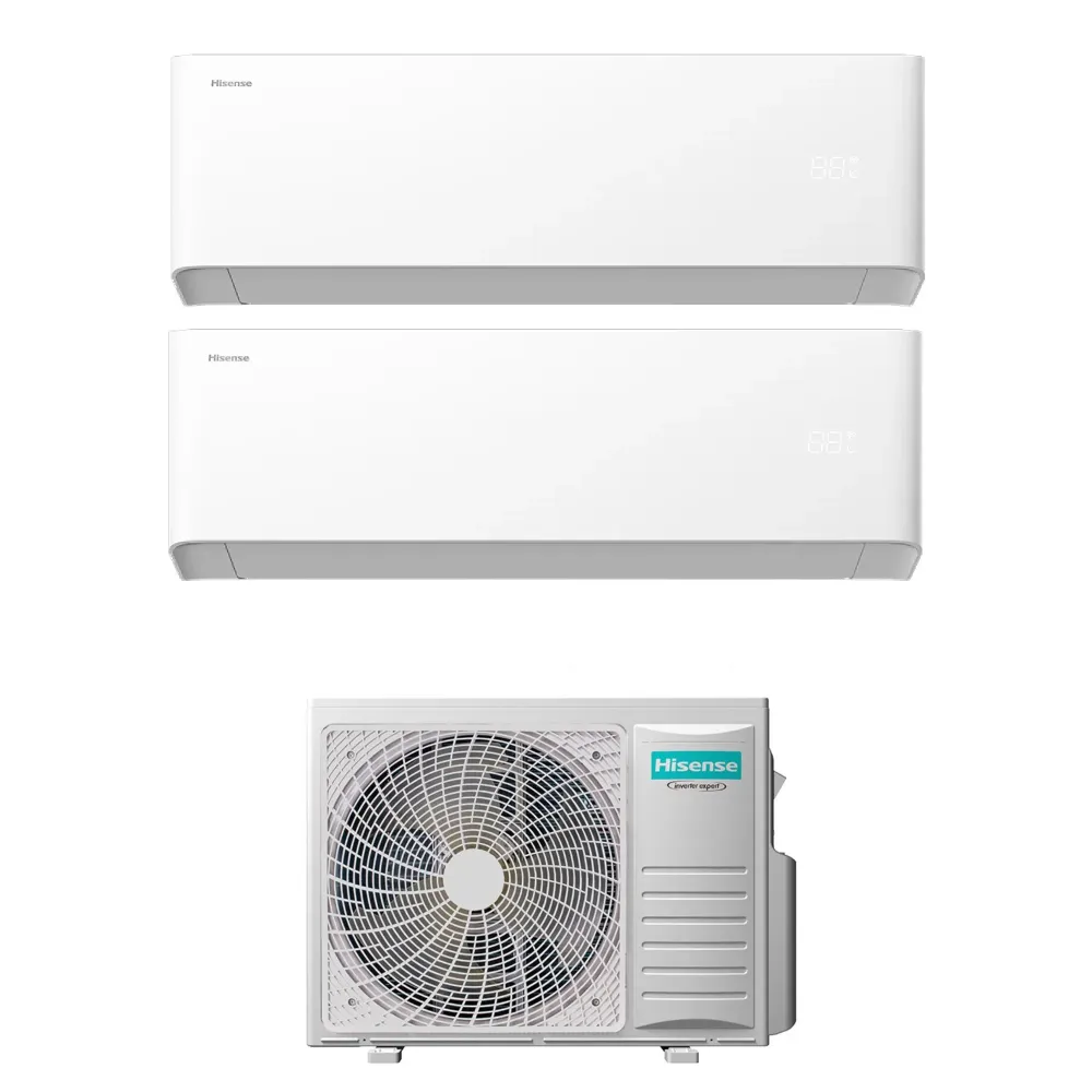 Climatizzatore Hisense UNI HB Dual Split 9000+9000 btu Wi-Fi 2AMW35U4RGC