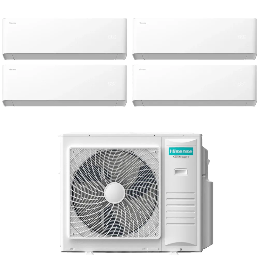 Climatizzatore Hisense UNI HB Quadri Split 9000+9000+12000+12000 btu Wi-Fi 5AMW105U4RQC