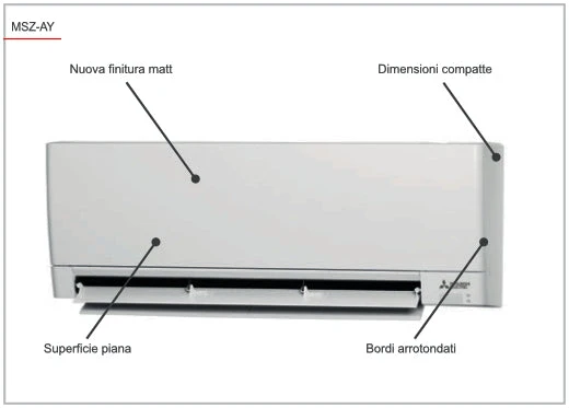 Climatizzatore Mitsubishi serie AY 18000 btu Wi-Fi MSZ-AY50VGKP