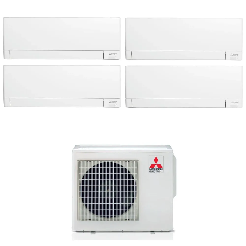 Climatizzatore Mitsubishi serie AY Quadri Split MSZ-AY 9000+9000+9000+12000 btu Wi-Fi MXZ-4F72VF4