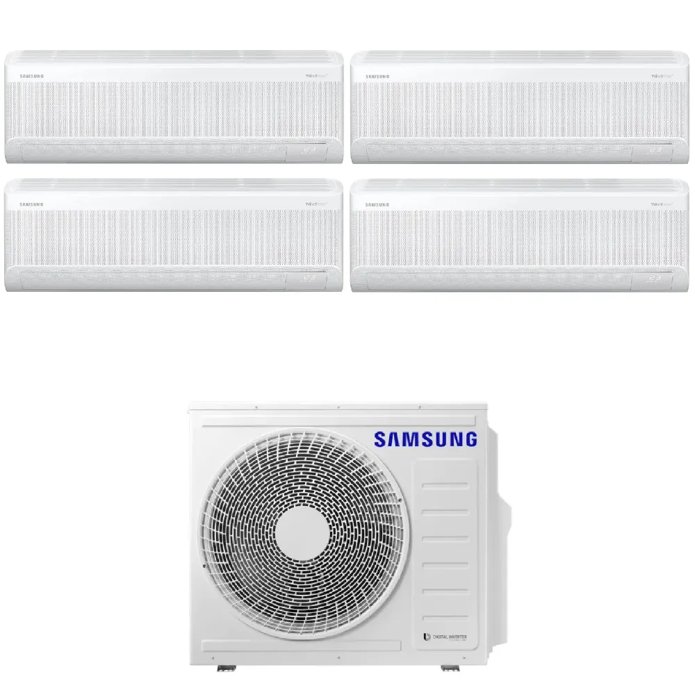 Climatizzatore Samsung Windfree Avant S2 Quadri Split 7000+9000+9000+9000 btu Wi-Fi AJ080TXJ4KG/EU