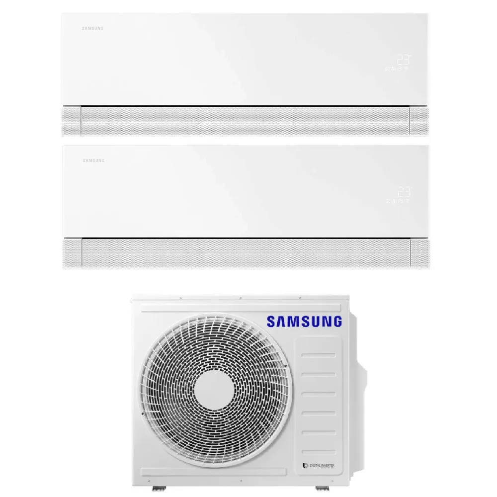 Climatizzatore Samsung Windfree Premiere Dual Split 7000+18000 btu Wi-Fi AJ068TXJ3KG/EU