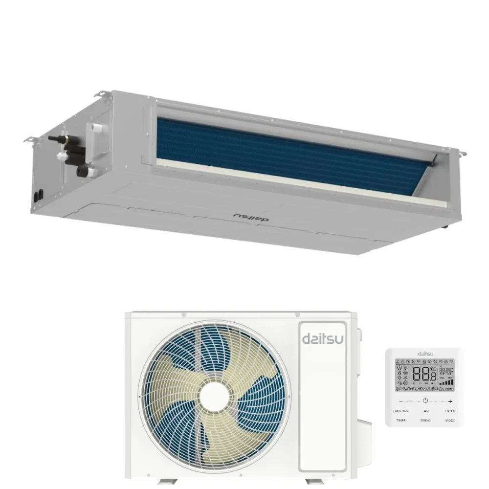 Condizionatore Canalizzato Daitsu 42000 Btu ACD42KDBS Trifase R-32 Wi-Fi Integrato con Comando Filo