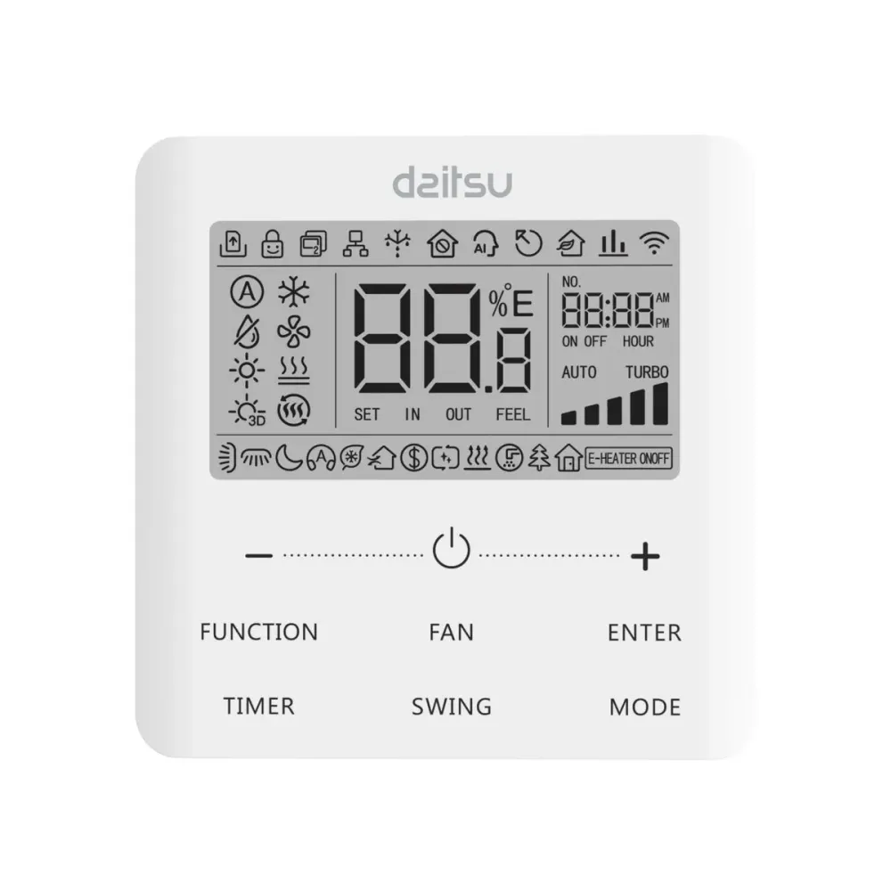 Condizionatore Canalizzato Daitsu 42000 Btu ACD42KDBS Trifase R-32 Wi-Fi Integrato con Comando Filo