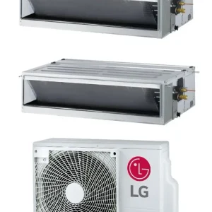 Condizionatore Canalizzato Dual Split LG Standard 9+12 Btu con MU2R15 R-32 Wi-Fi Optional