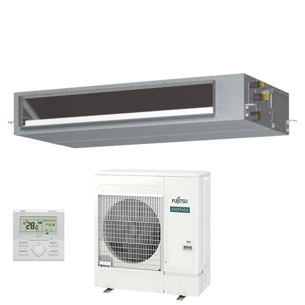 Condizionatore Canalizzato Fujitsu KMTAP Eco 45000 Btu ARXH45KMTAP R-32 Wi-Fi Optional con Filocomando