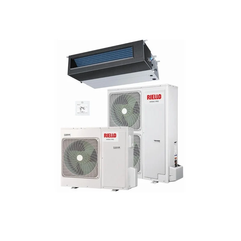 Condizionatore Canalizzato Riello 48000 Btu Aaria Pro AMD 140 PC R-32 Trifase con Comando Filo di serie