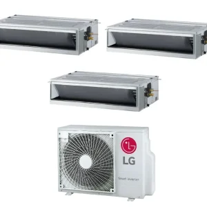 Condizionatore Canalizzato Trial Split LG Standard 9+9+12 Btu con MU3R19 R-32 Wi-Fi Optional
