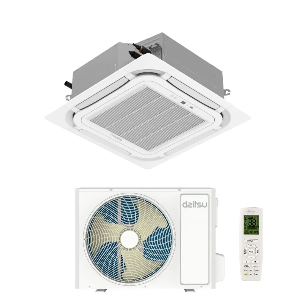 Condizionatore Cassetta Daitsu 36000 Btu AUD36KDBS Monofase R-32 Wi-Fi Optional con Telecomando e Griglia