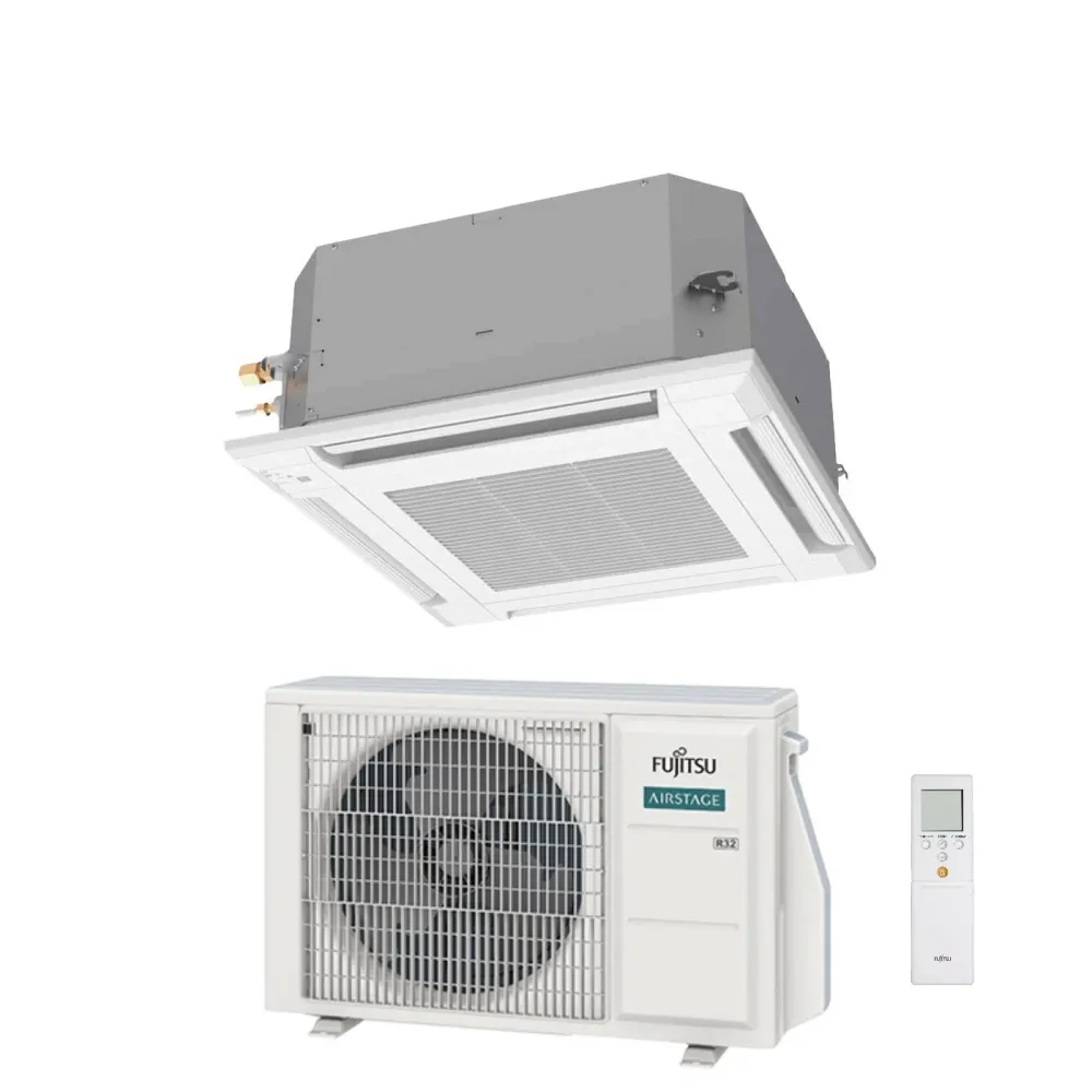 Condizionatore Cassetta Fujitsu KV Eco 9000 Btu AUXG09KVLA R-32 Wi-Fi Optional con Griglia e Telecomando