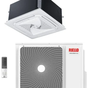Condizionatore Cassetta 4 Vie 60x60 Riello 18000 Btu AARIA MONO PLUS AMK 50 P R-32 con Pannello e Telecomando inclusi