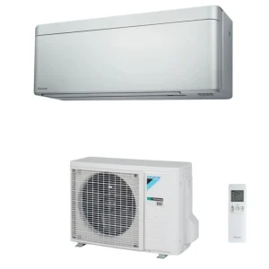 Condizionatore Climatizzatore Daikin Bluevolution Inverter Monosplit Stylish New Total Silver 15000 BTU WI-FI R-32 FTXA42B...