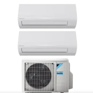 Condizionatore Climatizzatore Daikin Dual Split Inverter Serie Siesta R-32 9000+12000 BTU Con 2AMXF50A Wi-Fi Integrato