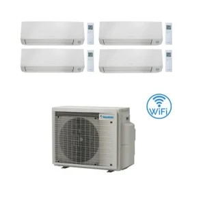 Condizionatore Climatizzatore Daikin Perfera All Seasons Quadri Split Inverter R-32 9000+9000+9000+12000 con 4MXM68A9 Wi-F...