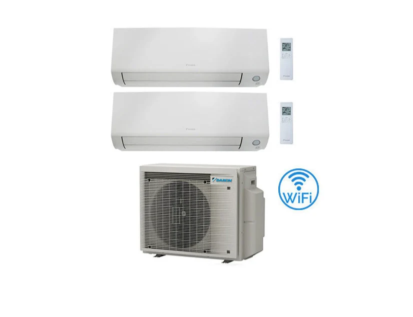 Condizionatore Climatizzatore Daikin Perfera All Seasons Dual Split Inverter R-32 12000+15000 con 2MXM68A9 Wi-fi integrato