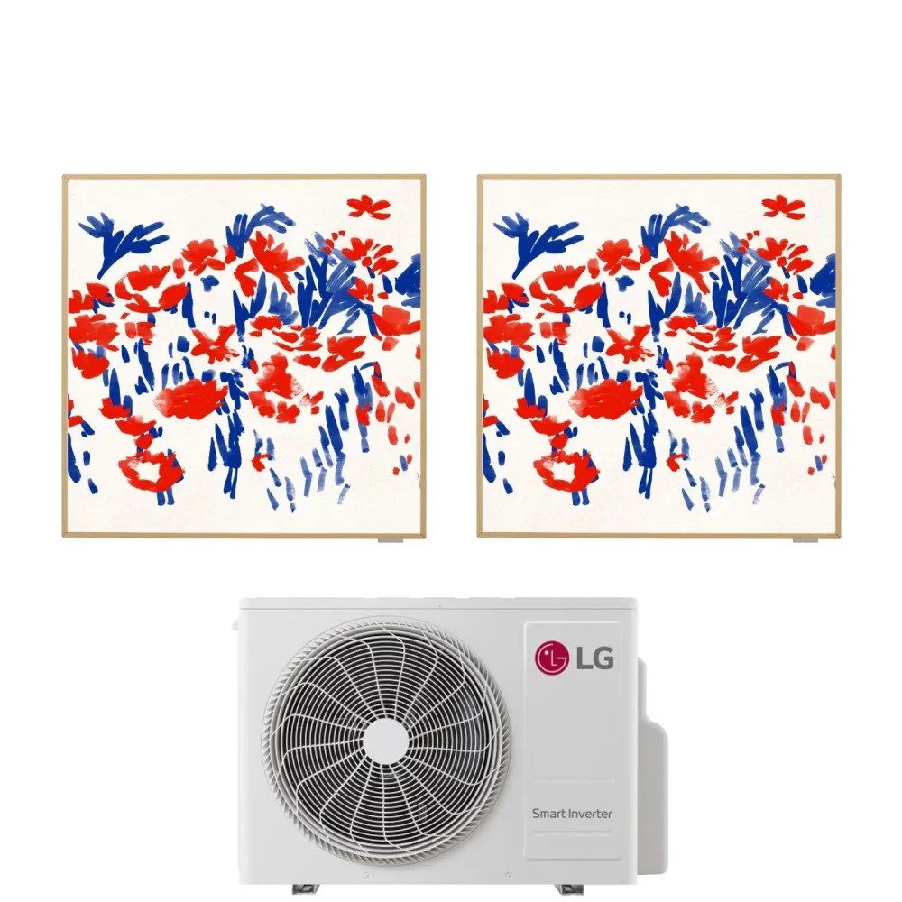 Condizionatore Climatizzatore LG Dual Split Inverter R-32 Artcool Gallery Photo 9000+9000 Btu con MU2R17 Wi-Fi Integrato
