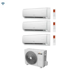 Condizionatore Climatizzatore Ferroli Trial Inverter Giada M 12000+12000+12000 BTU Con 27-3 Wi-Fi Integrato Alexa e Google...