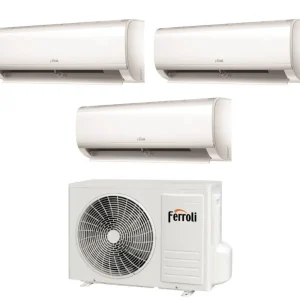 Condizionatore Climatizzatore Ferroli Trial Split Inverter Diamant M R32 Wi-Fi 7000+9000+12000 Con 2CO9AA1F 27-3