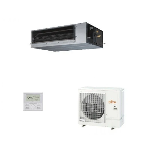 Condizionatore Climatizzatore General Fujitsu Canalizzato Media/Alta Prevalenza R-32 45000 BTU ARXG45KHTAP + Comando Infra...
