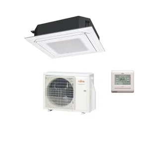 Condizionatore Climatizzatore General Fujitsu Cassetta Flusso D'aria Circolare R-32 24000 BTU AUXG24KRLB + Comando Touch