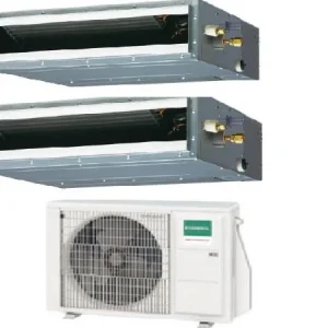 Condizionatore Climatizzatore General Fujitsu Multisplit Canalizzato Serie KLLAP R-32 9000+9000 Con AOHG14KBTA2