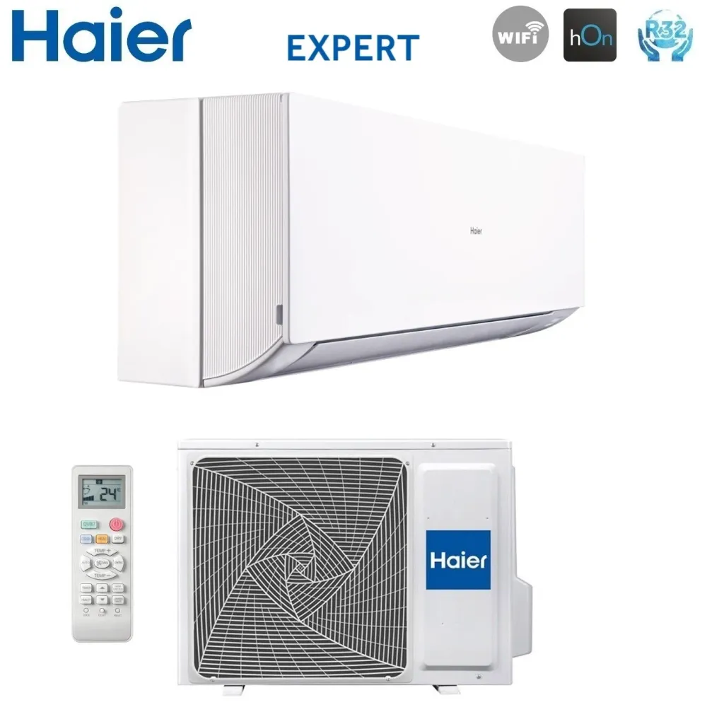 Condizionatore Climatizzatore Haier Monosplit Inverter Modello Expert 12000 BTU R-32 Wi-Fi Integrato AS35XCAHRA