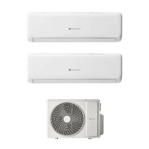 Condizionatore Climatizzatore Hermann Saunier Duval Dual Split Inverter R-32 VivAir Lite 12000+12000 BTU Con SDH1-050MNA2O...