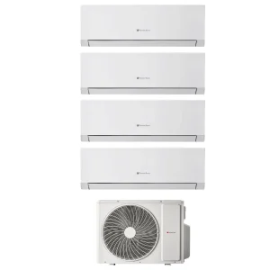 Condizionatore Climatizzatore Hermann Saunier Duval Quadri Split Inverter R-32 VivAir Max 7000+7000+9000+12000 BTU Con SDH...