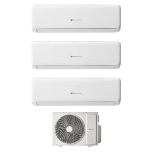 Condizionatore Climatizzatore Hermann Saunier Duval Trial Split Inverter R-32 VivAir Lite 12000+12000+12000 BTU Con SDH1-0...