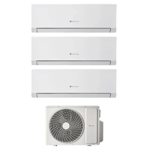 Condizionatore Climatizzatore Hermann Saunier Duval Trial Split Inverter R-32 VivAir Max 7000+9000+9000 BTU Con SDH1-080MN...