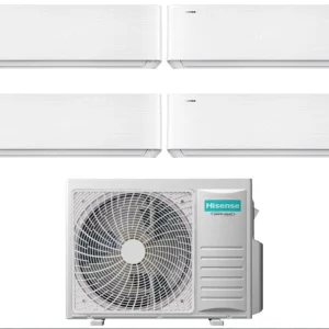 Condizionatore Climatizzatore Hisense Quadri Split Inverter R-32 Serie Energy Pro X 9000+9000+9000+9000 BTU Con 5AMW105U4R...