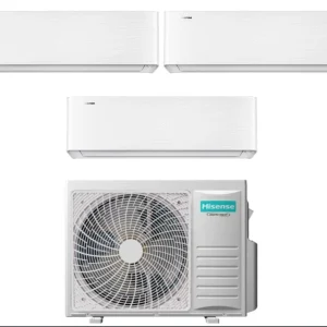 Condizionatore Climatizzatore Hisense Trial Split Inverter R-32 Serie Energy Pro X 9000+9000+12000 BTU Con 3AMW72U4RJC Wi-...