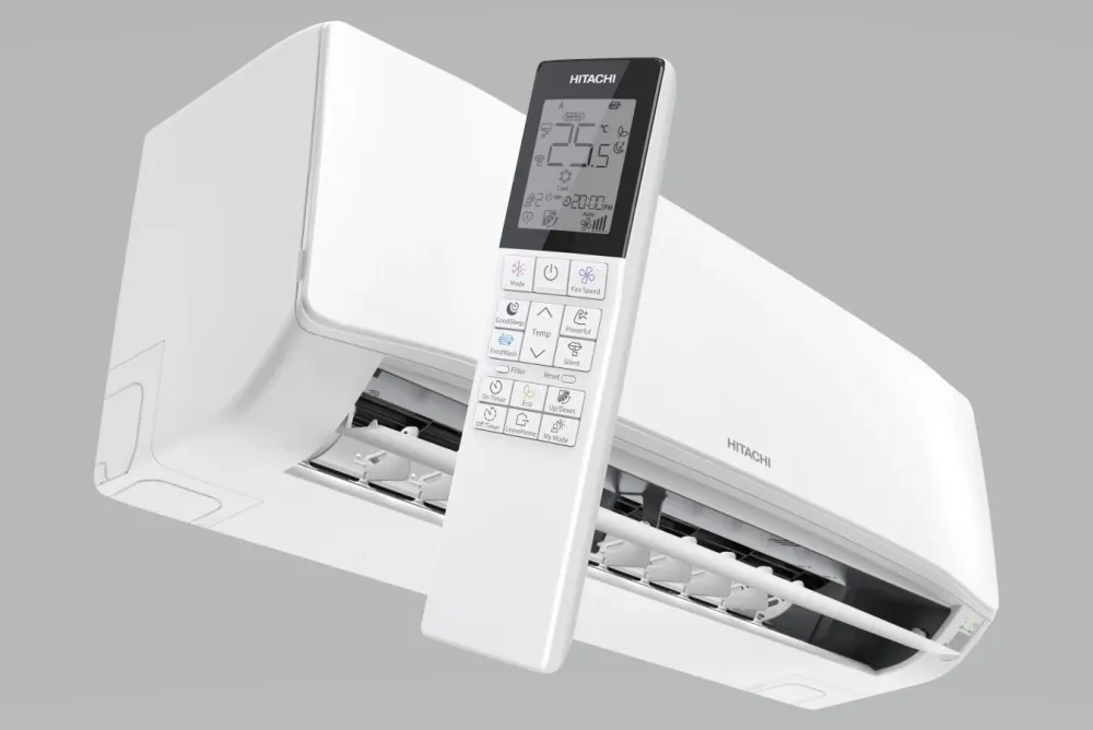 Condizionatore Climatizzatore Hitachi Penta Split Inverter R-32 airHome 400 7000+9000+9000+12000+12000 BTU Con RAM-G85N5HA...
