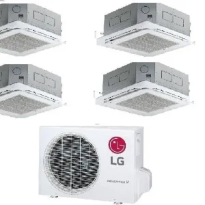 Condizionatore Climatizzatore LG Inverter Quadri Split Cassetta R-32 9000+9000+9000+9000 Con MU4R25.U22