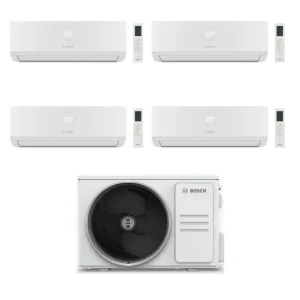 Condizionatore Climatizzatore Junkers Bosch Quadri Split Inverter R-32 Serie Climate 7000i White 9000+9000+12000+12000 BTU...