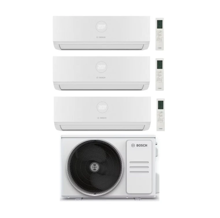 Condizionatore Climatizzatore Junkers Bosch Trial Split Inverter R-32 Serie Climate 7000i White 7000+9000+12000 BTU Con 50...