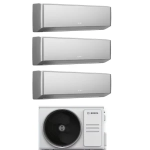 Condizionatore Climatizzatore Junkers Bosch Trial Split Inverter R-32 Serie Climate 7000i Silver 9000+9000+9000 BTU Con 50...