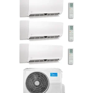 Condizionatore Climatizzatore Midea Trial Split Inverter R-32 Xtreme Pro Green 9000+9000+12000 BTU Con M4OE-28HFN8-Q Wi-Fi...