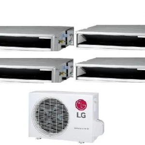 Condizionatore Climatizzatore LG Quadri Split Canalizzato 9000+9000+9000+12000 BTU R-32 Con MU4R25.U22